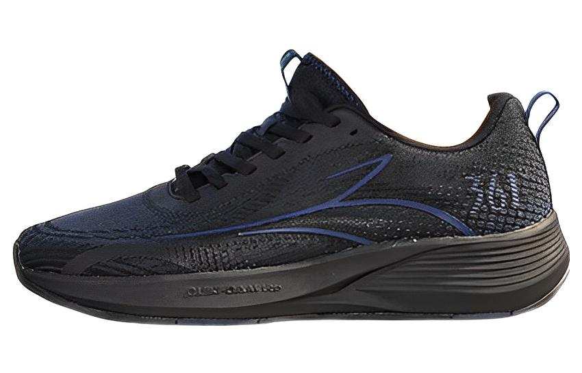 361° Feather Slip Resistant Abrasion Resistant Low top Running Shoes Men's Black Blue