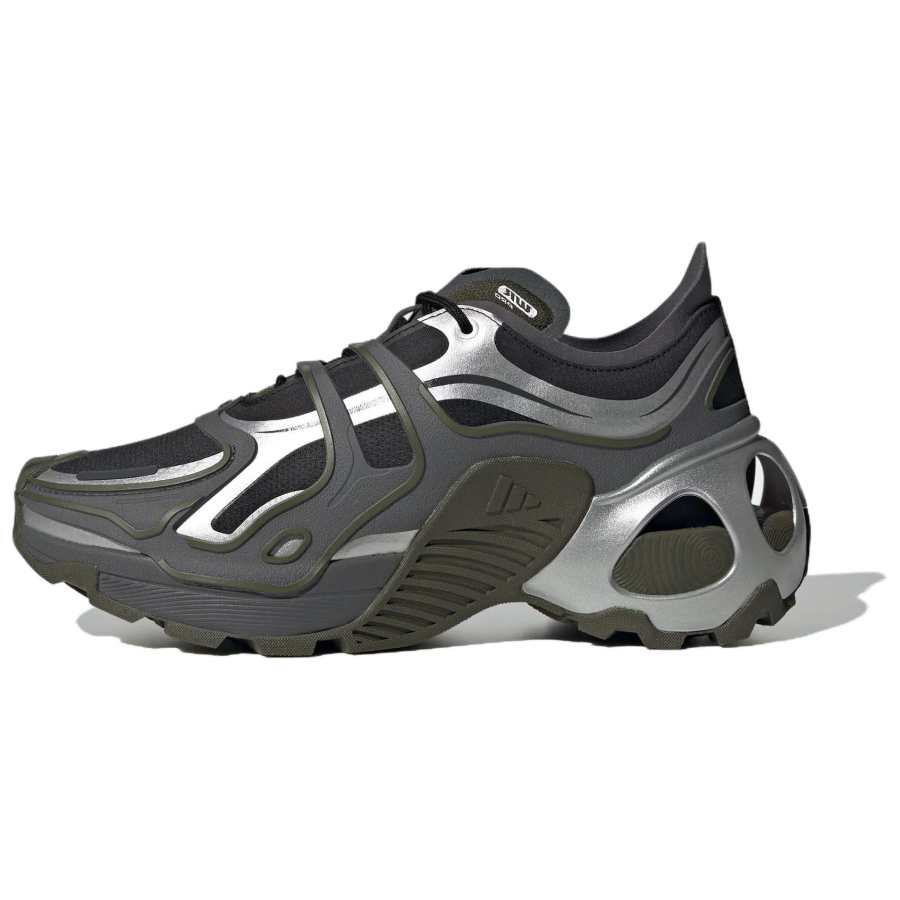 Adidas Adidas Wonder Runner Slip Resistant Abrasion Resistant Low top Running Shoes Unisex Black Gray
