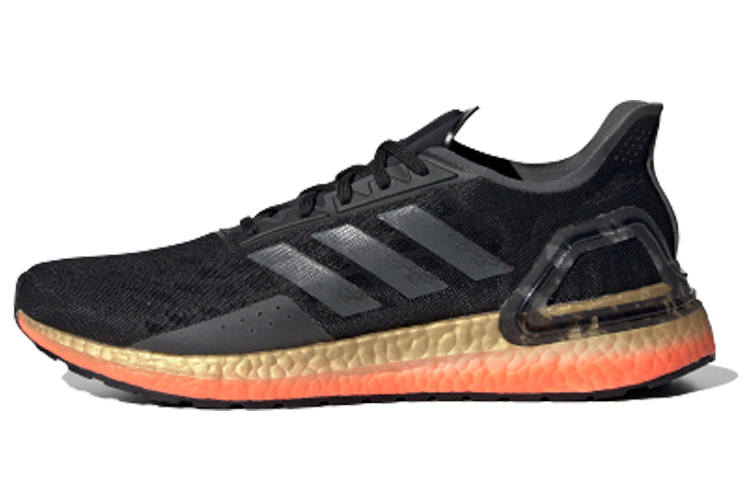 Adidas Adidas ULT Low top Marathon Running Shoes Men's Black Gold Orange