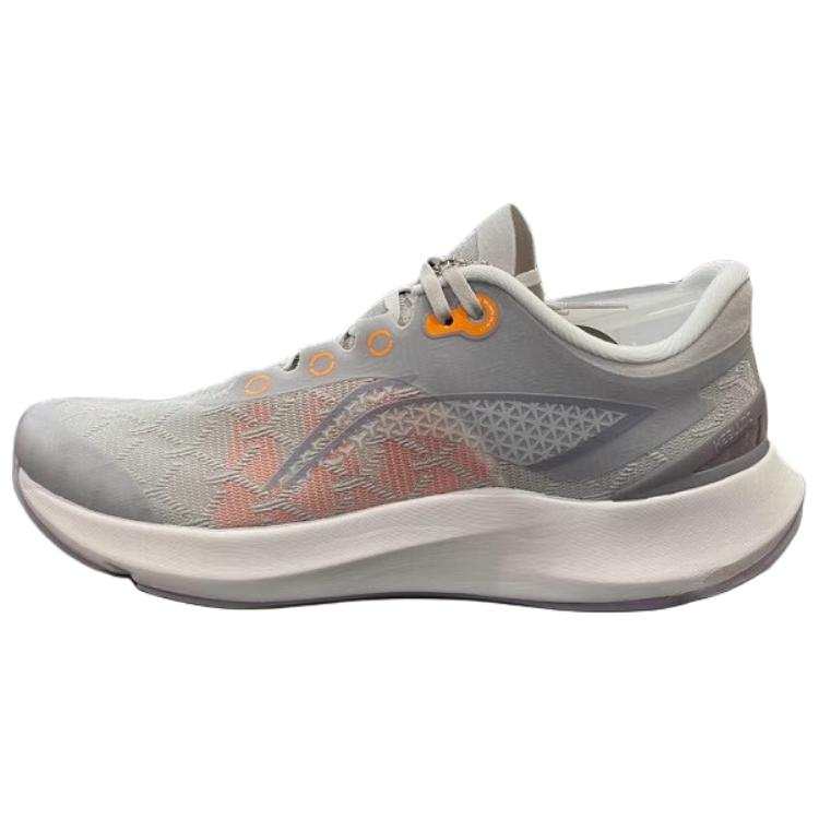 Li-Ning Li Ning Qingyi Slip Resistant Abrasion Resistant Low top Casual Running Shoes Women's Gray