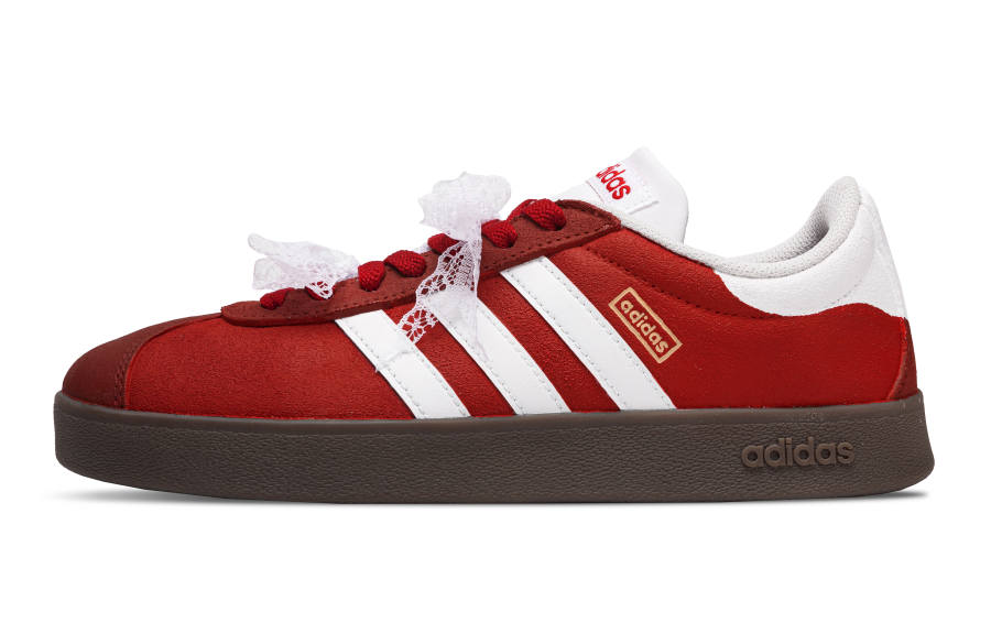 Adidas Adidas Pomegranate Skirt Slip Resistant Slip Resistant Low top Skateboard Shoes Red