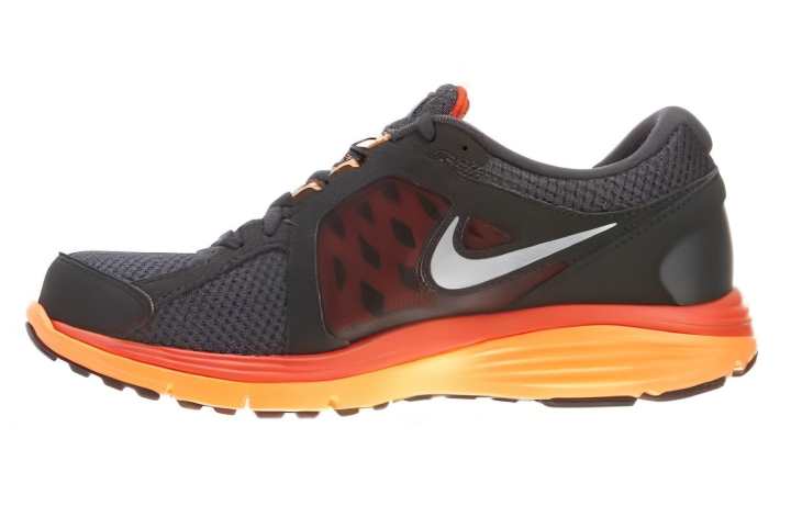 Nike Nike Dual Fusion Run Msl Anthract/Mtllc Sivr Ttl Orng Tm