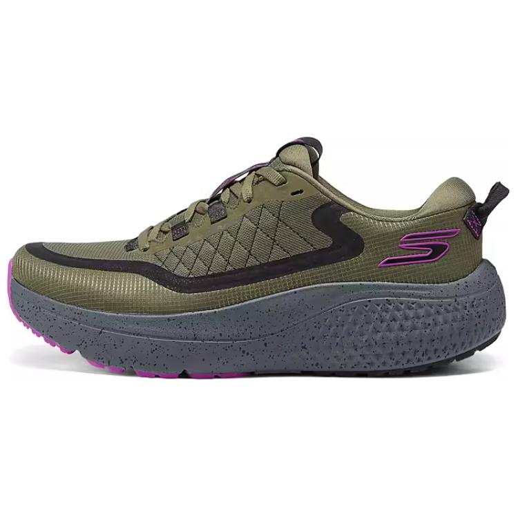 Skechers MEN'S GO Abrasion Resistant Low top Running Shoes Men's Army Green