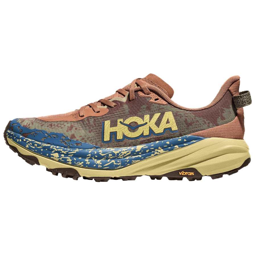 HOKA ONE ONE Speedgoat 6 Cushioning Breathable Support Low top Trail Running Shoes Men's Brown