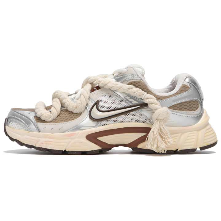 Nike Nike V5 RNR Cushioning Breathable Low top Running Shoes Unisex Silver Brown