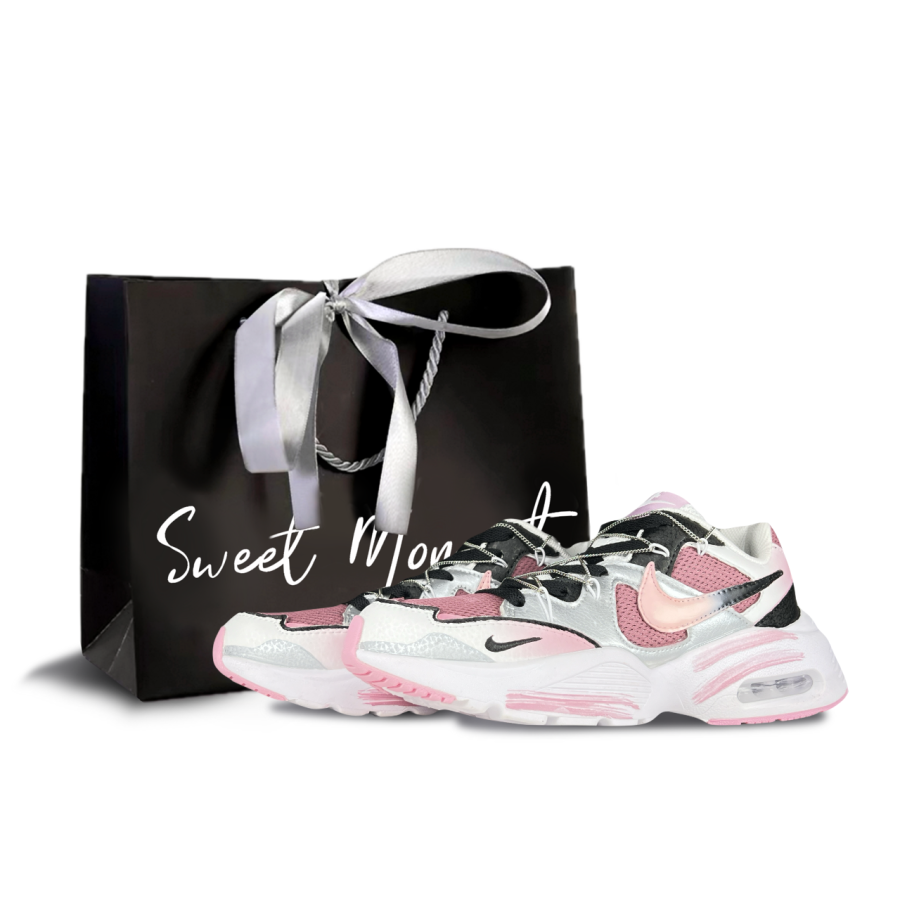 Nike Nike Air Max Fusion Abrasion Resistant Low top Running Shoes Women's Pink