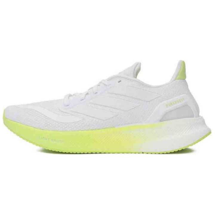 Adidas Adidas PUREBOOST 5 Cushioning Slip Resistant Low top Casual Running Shoes Unisex White Yellow