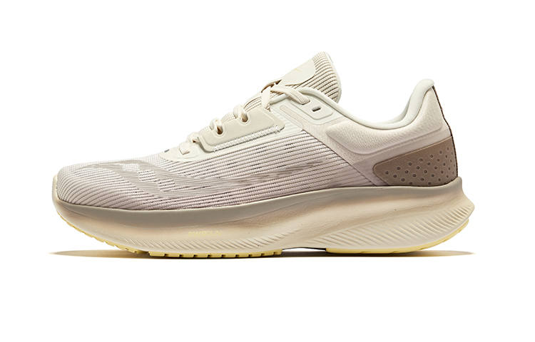 Saucony Rebound Cushioning Slip Resistant Low top Casual Running Shoes Unisex Beige Coffee