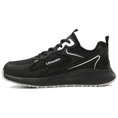 LANOUDUN Cushioning Slip Resistant Support Low top Outdoor Shoes Unisex Black