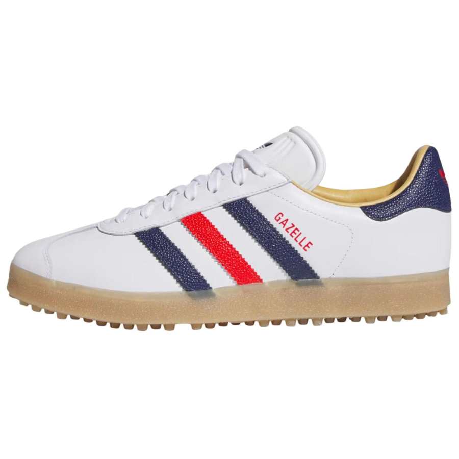 Adidas Originals Gazelle Golf Shoes Unisex Cloud White