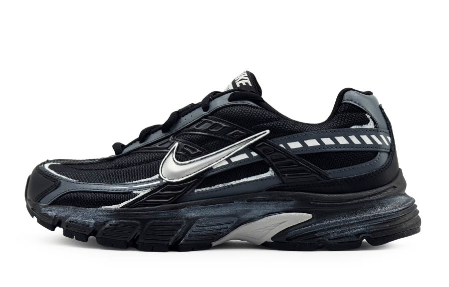 Nike Nike Initiator Abrasion Resistant Low top Running Shoes Men's Black White