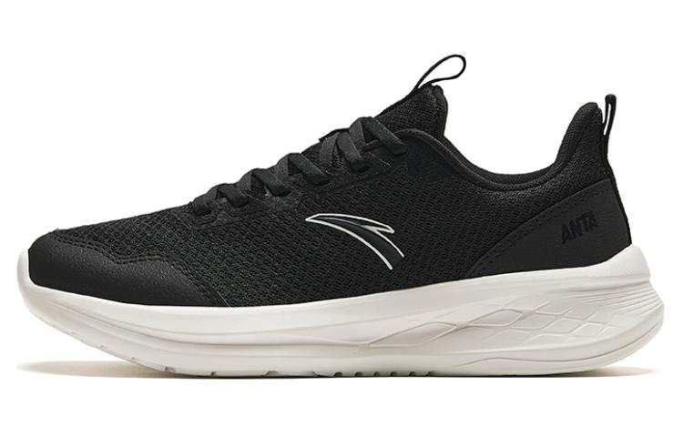Anta Running Collection Cushioning Slip Resistant Low top Casual Running Shoes Women's Black White