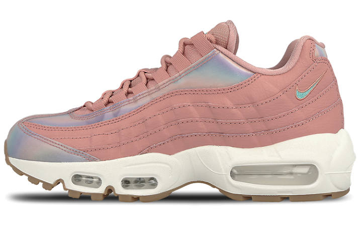 Nike Nike Air Max 95 Breathable Low top Athletic Shoes Women's Pink Laser