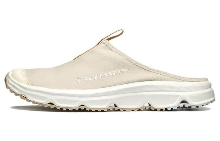 SALOMON RX Slide 3.0 Rubber Sole Closed Toe Slippers Unisex Beige Gray