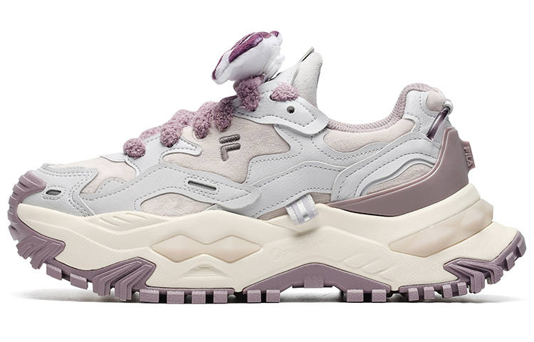 FILA FUSION Bianco Sneakers 'White Purple' Women's