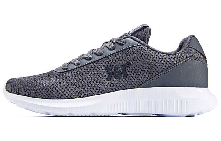 361° Breathable Cushioning Low top Running Shoes Men's Gray White