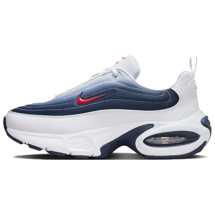 Nike Nike Air Max Portal Abrasion Resistant Abrasion Resistant Low top Running Shoes Unisex White Blue