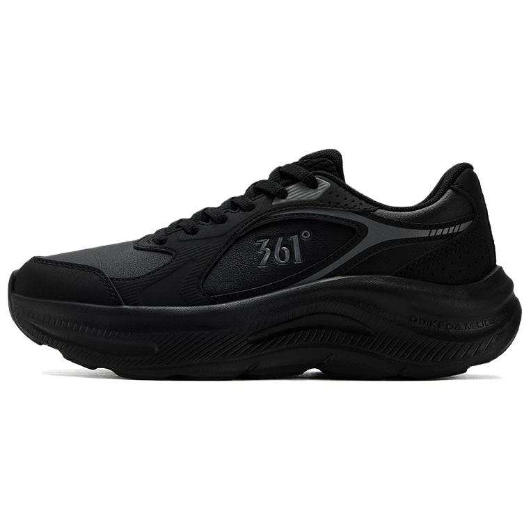 361° Waterproof Lightweight Thermal Low top Casual Running Shoes Women's Black Gray