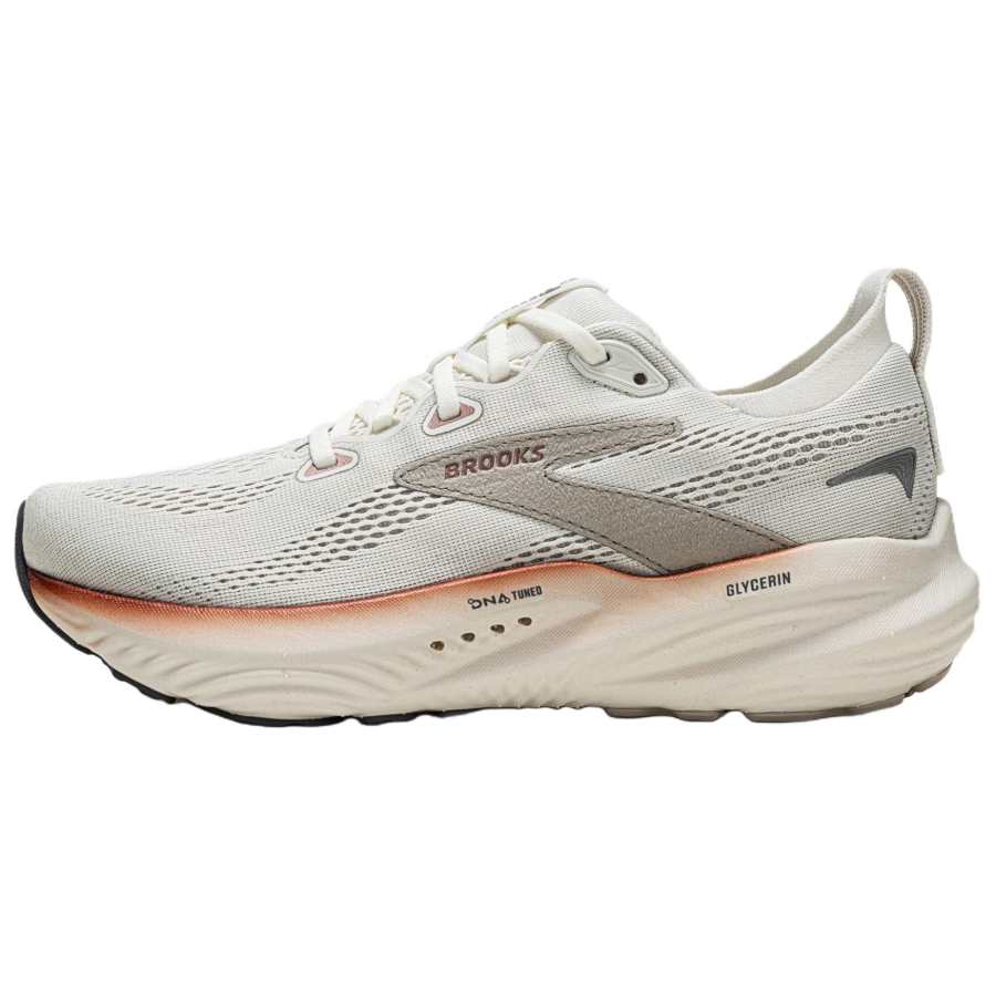 Brooks Glycerin 22 Slip Resistant Abrasion Resistant Low top Casual Running Shoes Women's Beige