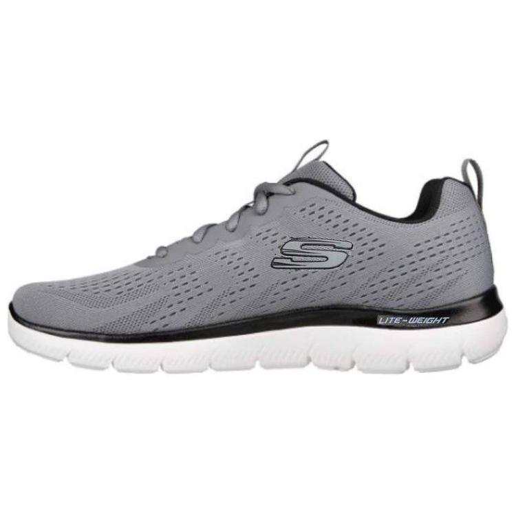 Skechers Summits Cushioning Abrasion Resistant Breathable Low top Running Shoes Men's Gray