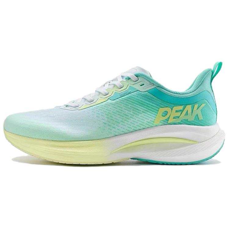 PEAK Cushioning, Wear Resistant Low top Training Running Shoes Men's White Green