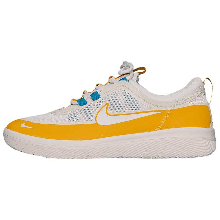 Nike Nike SB Nyjah Free 2 Running Shoes Men's White Yellow
