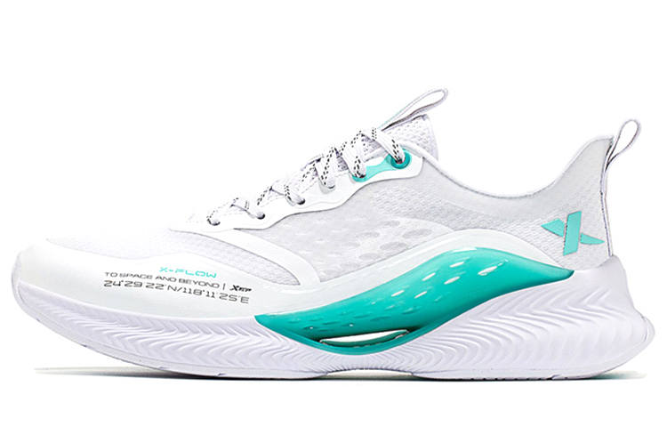 XTEP Qing Feng 4.0 Comfortable Textile, Synthetic Leather Cushioning Slip Resistant Abrasion Resistant Breathable
