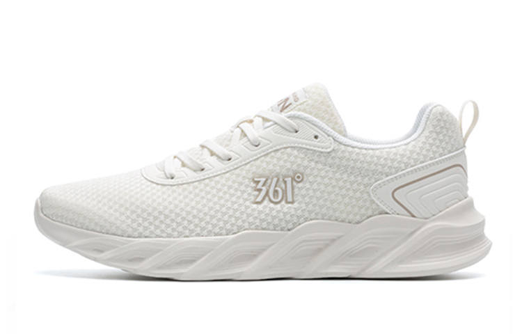 361° Slip Resistant Abrasion Resistant Slip Resistant Abrasion Resistant Low top Running Shoes Men's White Umber