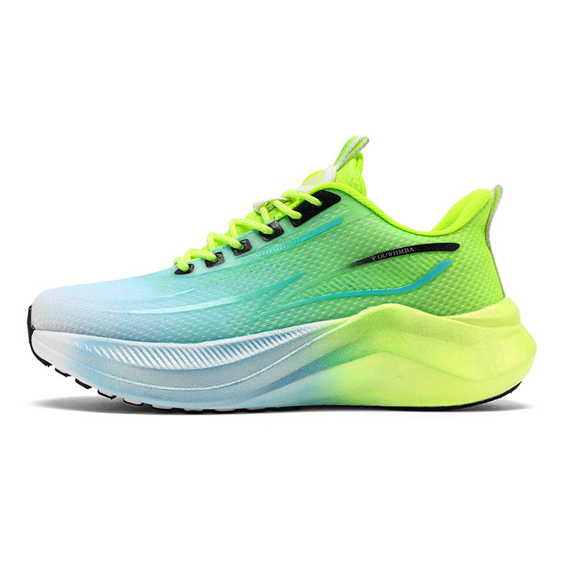OUWENHEIMANBA Running Shoes Unisex Low Top Green/Blue/Black/White