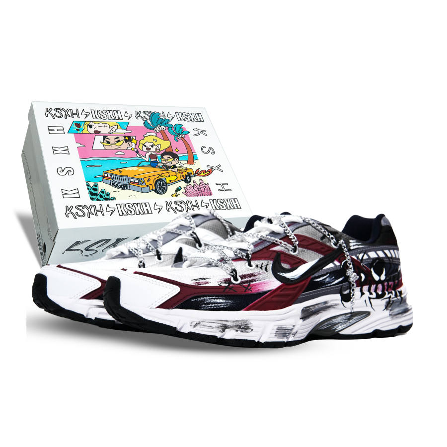 Nike Nike Initiator Abrasion Resistant Abrasion Resistant Low top Running Shoes Men's Black Red
