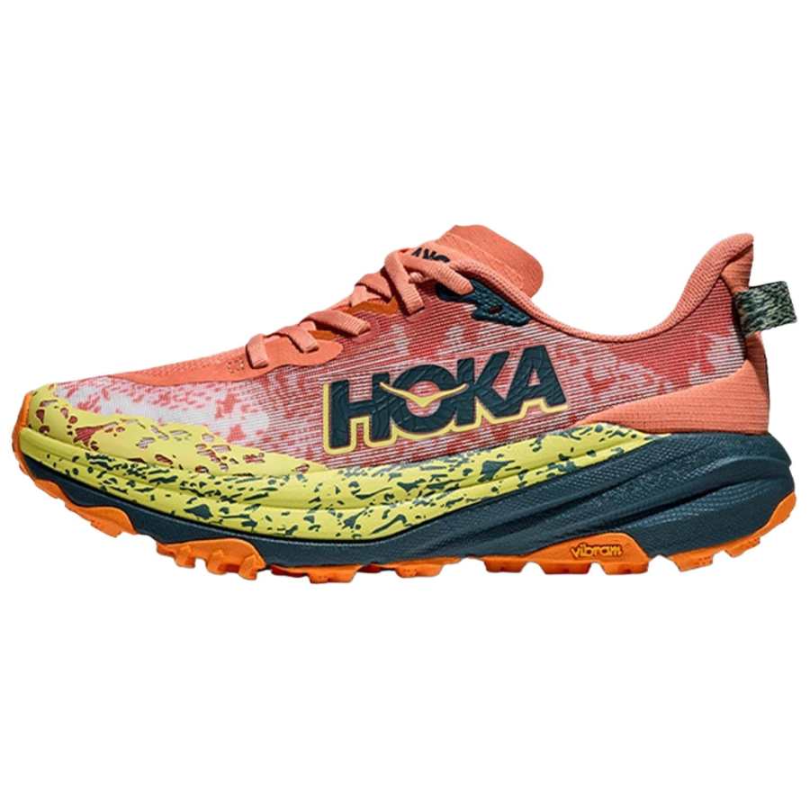 HOKA ONE ONE Speedgoat 6 Textile, Synthetic Leather Slip Resistant Abrasion Resistant Low top Running Shoes Women's