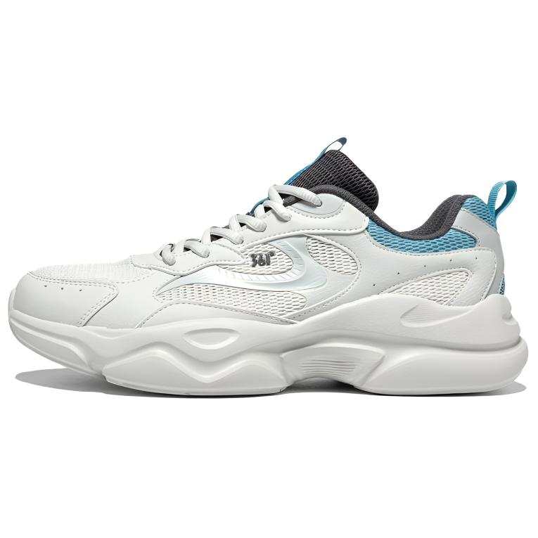 361° Abrasion Resistant Breathable Low top Casual Running Shoes Men's Gray