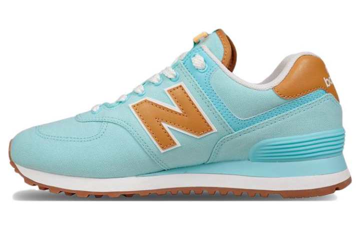 New Balance New Balance 574 Low Top Blue/Yellow Women's