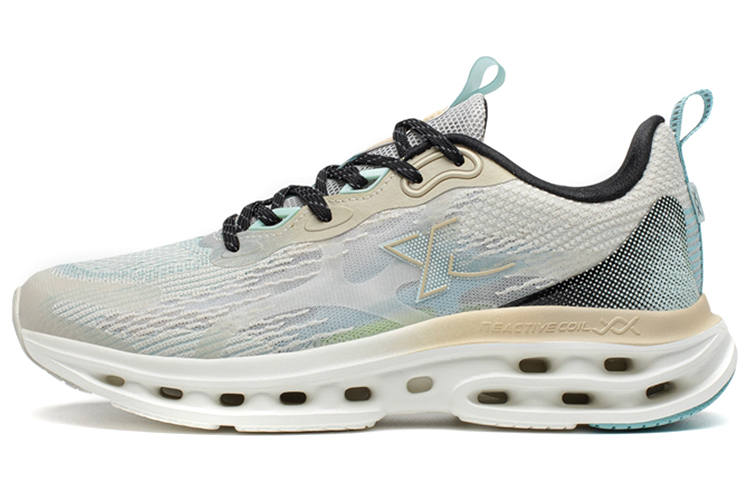 XTEP Cushioning Spin 9.0 Cushioning Abrasion Resistant Breathable Low top Running Shoes Men's Gray Blue