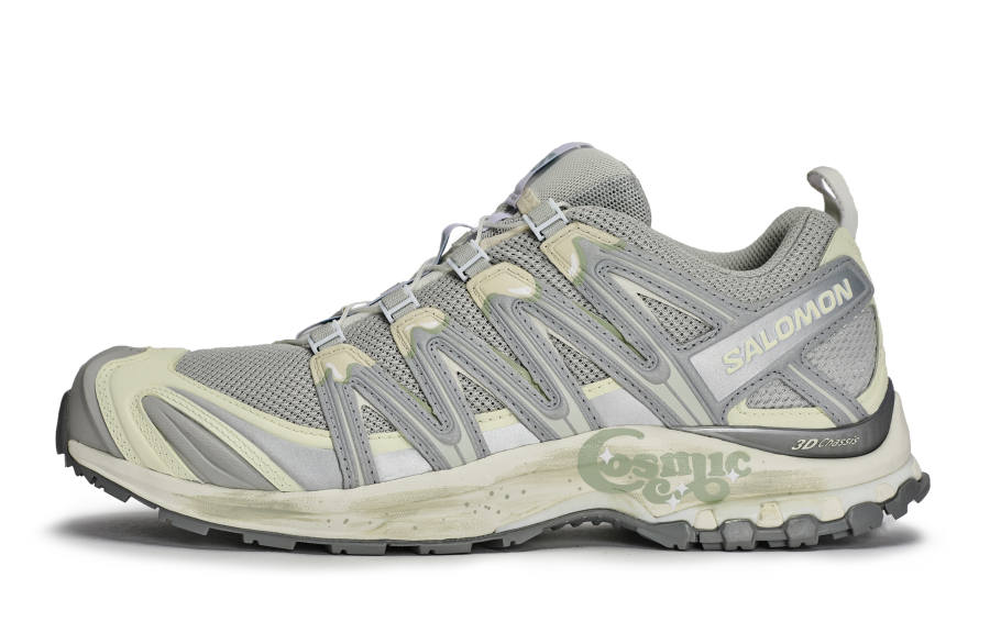 SALOMON XA PRO 3D REGO Hot Dog, Vanilla Butter Abrasion Resistant Low top Outdoor Shoes Unisex Beige Gray Green