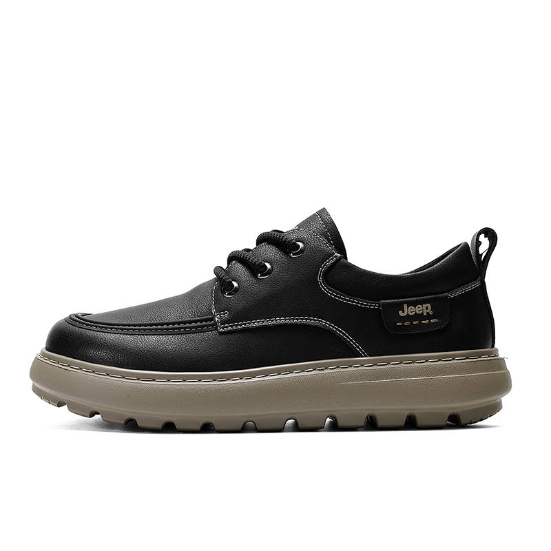 Jeep Men's Casual Shoes Men's Low Top Black, Khaki