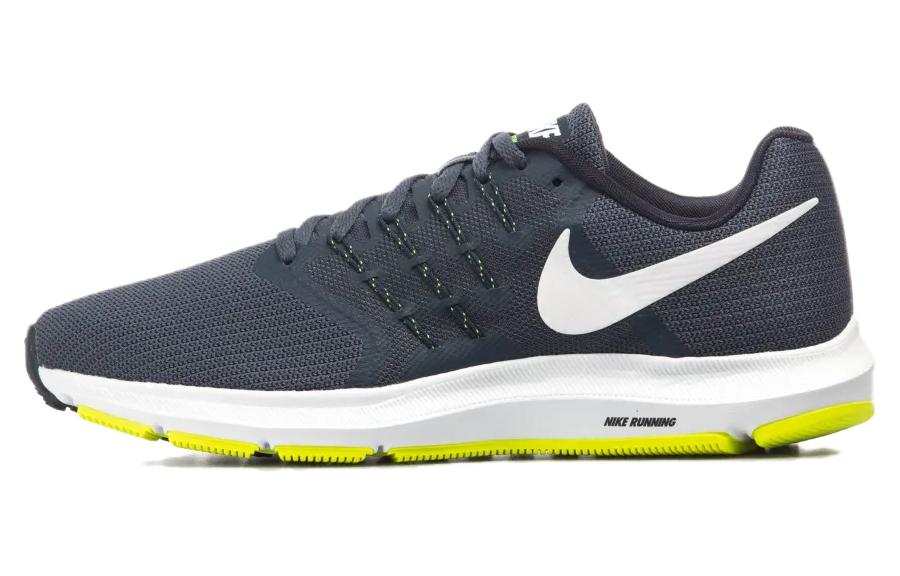 Nike Nike Run Swift 1 Comfortable Abrasion Resistant Breathable Low top Running Shoes Men's Gray Blue