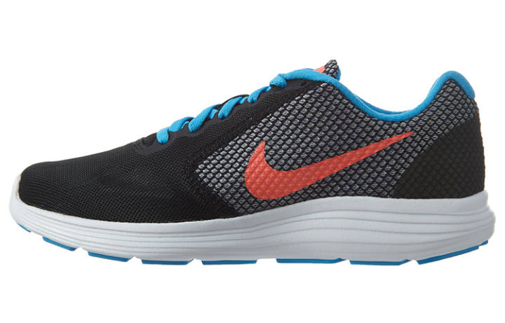 Nike Nike REVOLUTION 3 Fabric Cushioning Slip Resistant Abrasion Resistant Cushioning Slip Resistant Abrasion Resistant
