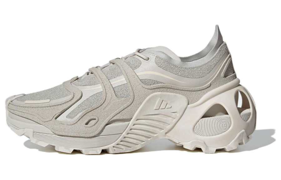 Adidas Adidas Wonder Runner Fabric Abrasion Resistant Breathable Low top Running Shoes Unisex Gray