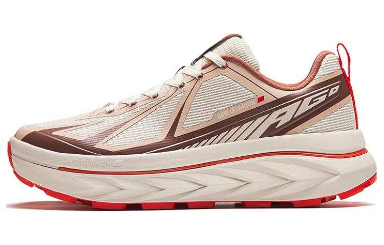 Anta Slip Resistant Abrasion Resistant Low top Running Shoes Men's Gray Earth