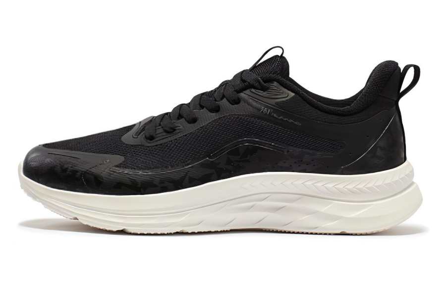361° Abrasion Resistant Breathable Low top Running Shoes Men's Black