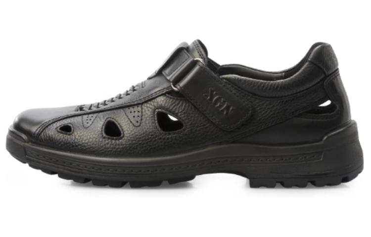 XGN Men's Casual Shoes Men's Low Top Black