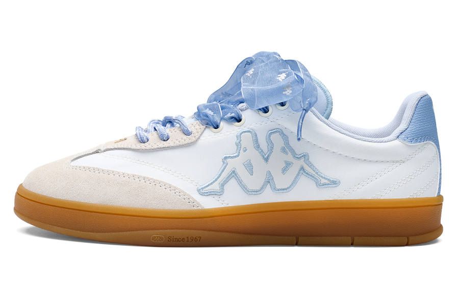 Kappa Tifo Back to Back Low top Skateboard Shoes Women's White Blue