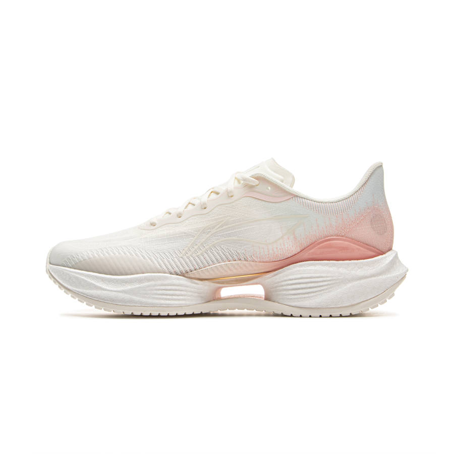 Li-Ning Li Ning Super Light 22 Low top A GRIP PRO Marathon Training Physical Fitness Test & Exam Running Shoes Women's Ivory