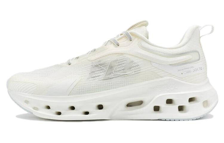 XTEP Cushioning Spin 10.0 Slip Resistant, Abrasion Resistant, Breathable Low top Running Shoes Men's White