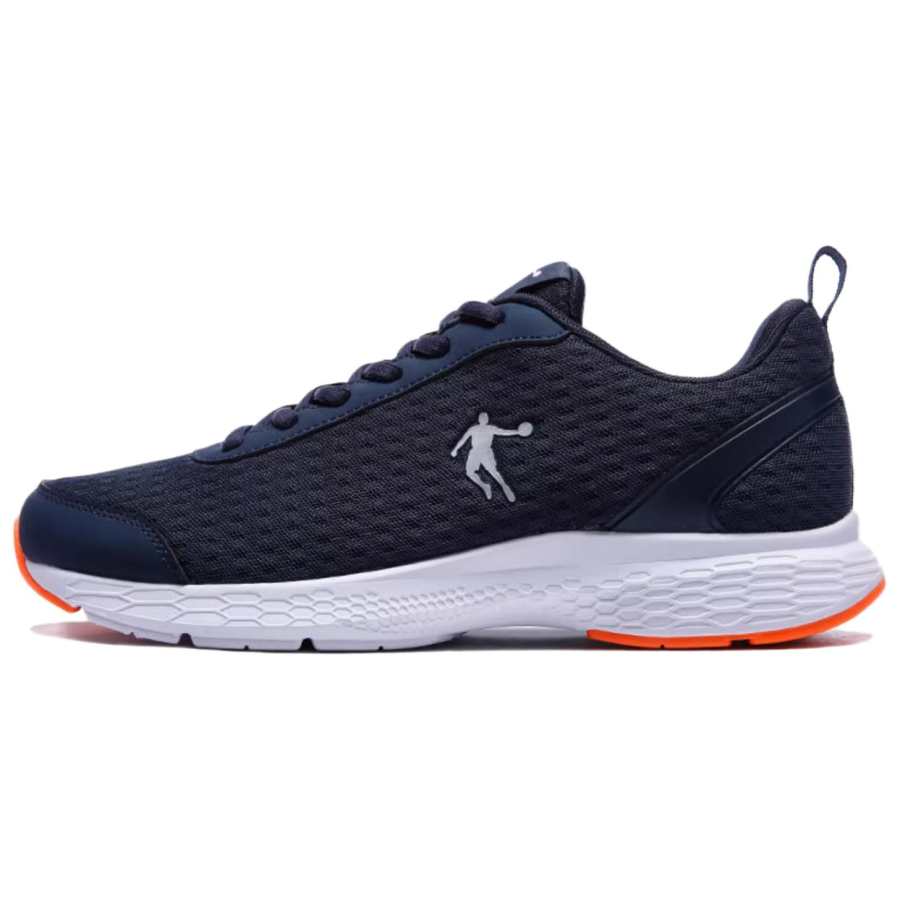 QIAODAN Comfortable Low top Running Shoes Men's Black Blue