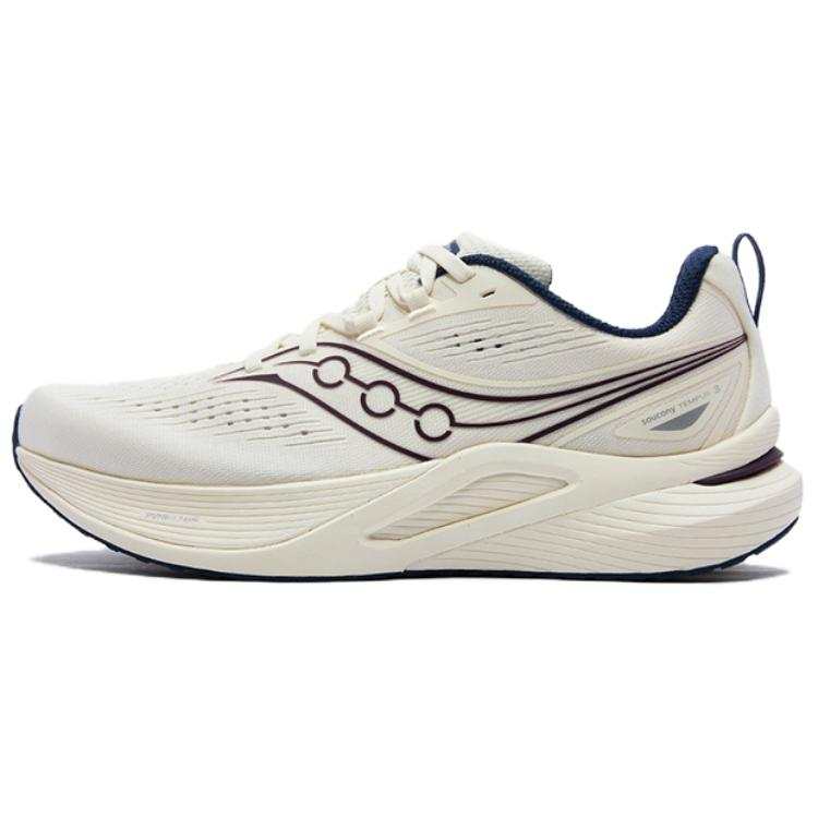 Saucony Tempus TanTu 3 Breathable Low top Training Racing Running Shoes Unisex Beige