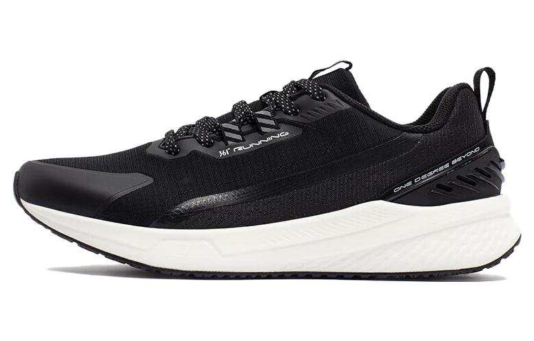 361° Slip Resistant Abrasion Resistant Slip Resistant Abrasion Resistant Low top Running Shoes Men's Black White