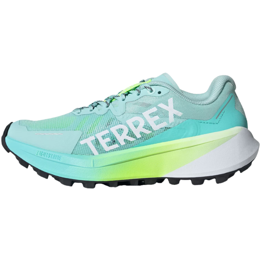 Adidas Adidas Terrex Agravic 3 Mesh Slip Resistant Abrasion Resistant Low top Running Shoes Women's Light Shimmery Blue