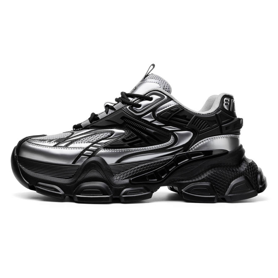 JEEP SPIRIT Cushioning Height Increasing Abrasion Resistant Lightweight Breathable Low top Chunky Sneakers Men's